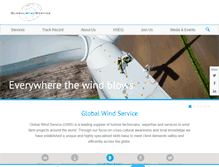 Tablet Screenshot of globalwindservice.com